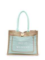 Handtas Summer Stro Miniprix Blauw summer QY243013