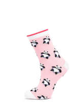 Chaussettes Cabaia Rose socks women WIL