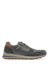 Sneakers Bradley Uit Leder Mephisto Bruin men P5128749