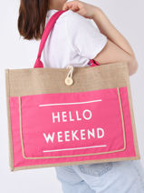 Handtas Summer Miniprix Roze summer QY354514-vue-porte