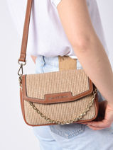 Cross Body Tas Fantasia Tresse Mac douglas Beige fantasia tresse S-vue-porte