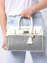 Sac Port Main Fantasia Zigzag Mac douglas Blanc fantasia zigzag 2-vue-porte