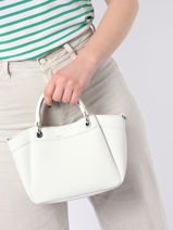 Handtas Wave Armani exchange Wit wave CC783-vue-porte