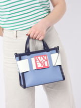 Handtas Susy Armani exchange Blauw susy R714-vue-porte