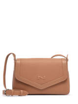 Sac Bandoulire Lolly Cuir Nathan baume Marron candy 4