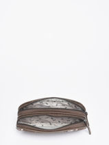 Trousse Enfant 2 Compartiments Cameleon Marron vintage urban VIB-TROU-vue-porte