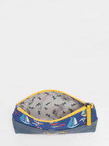 Trousse Enfant 1 Compartiment Cameleon Bleu retro TROU-vue-porte