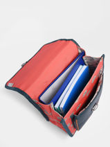 Sac  Dos 1 Compartiment Cameleon Rose retro SD30-vue-porte