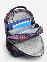 Rugzak 2 Compartimenten Cameleon Blauw actual SD45-vue-porte