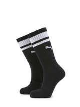 Lot De 2 Paires De Chaussettes  Puma Noir socks 10000950