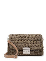 Cross Body Tas Champetre Le voyage en panier Groen champetre PM653