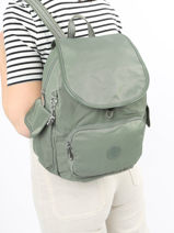 Rugzak Kipling Grijs basic elevated KI2525-vue-porte