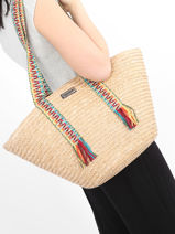 Schoudertas Bako Les tropeziennes Bruin bako TZ01-vue-porte