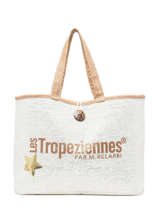 Sac Port paule Panama Paille Les tropeziennes Orange panama TZ11