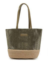 Handtas Guimauve Le voyage en panier Groen guimauve PM537