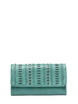 Portefeuille Cuir Cuir Biba Vert heritage WIC2L