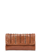 Portefeuille Cuir Biba Marron heritage WIC2L