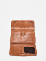 Portefeuille Cuir Biba Marron heritage WIC2L-vue-porte
