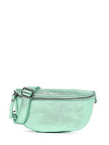 Sac Banane Nine Cuir Milano Vert nine NI19091N