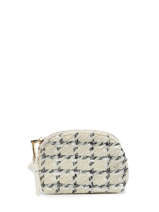 Portemonnee Miniprix Beige tweed G42
