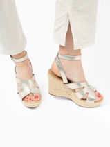 Sandalen Met Platformzool Careena Uit Leder Ugg Goud women 1125029-vue-porte