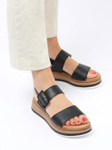 Sandalen Uit Leder Gabor Zwart women 57-vue-porte