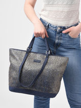 Sac Port paule A4 Cannes David jones Multicolore cannes 2-vue-porte