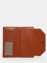 Portefeuille Porte-cartes Miniprix Marron couture YM72004-vue-porte