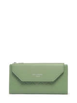Portefeuille Porte-cartes Miniprix Vert couture YM72004