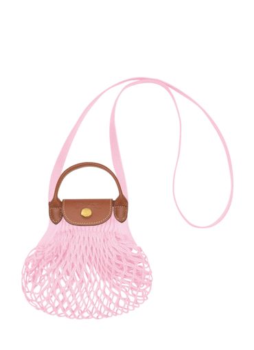 Longchamp Le pliage filet Pochette Rose