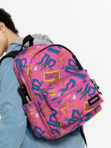 Sac  Dos 1 Compartiment + Pc 13" Eastpak Rose pbg authentic PBGA5BBJ-vue-porte
