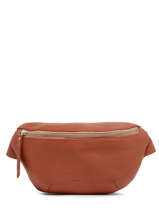 Sac Banane Labanane Cuir Paul marius Marron vintage BANANE