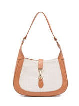Sac Port paule Capri Cuir Milano Beige capri CP22114