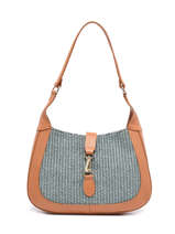 Sac Port paule Capri Cuir Milano Vert capri CP22114
