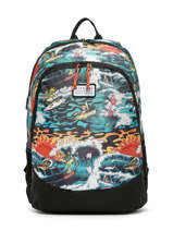 Sac  Dos 3 Compartiments Rip curl Multicolore lettering BBPBM5