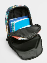Sac  Dos 3 Compartiments Rip curl Multicolore lettering BBPBM5-vue-porte
