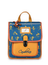 Sac  Dos 1 Compartiment Cameleon Bleu retro PBRESD30