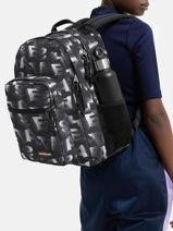 Rugzak 2 Compartimenten Met 15" Laptopvak Eastpak Zwart authentic K40F-vue-porte