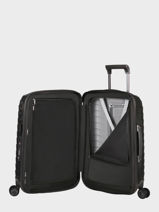 Valise Cabine Samsonite Noir proxis 140087-vue-porte