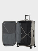 Soepele Reiskoffer Respark Samsonite Grijs respark 143331-vue-porte