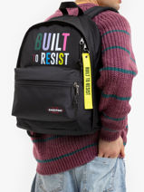 Sac  Dos 1 Compartiment + Pc 13" Eastpak Noir authentic EK0A5BBJ-vue-porte