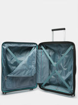 Harde Reiskoffer Aerostep American tourister Blauw aerostep 146821-vue-porte