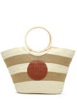 Handtas Beach Stro Georges rech Beige beach PE22058