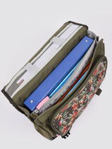 Cartable 2 Compartiments Cameleon Vert actual PBBACA38-vue-porte