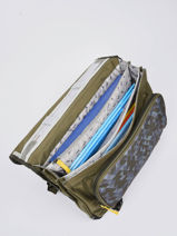 Cartable 3 Compartiments Cameleon Vert actual PBBACA41-vue-porte