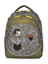 Sac  Dos 2 Compartiments Cameleon Vert actual PBBASD43