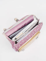 Sac  Dos 2 Compartiments Cameleon Rose vintage fantasy PBVGSD38-vue-porte