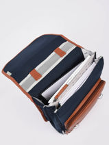 Sac  Dos Cameleon Bleu vintage urban K955-vue-porte