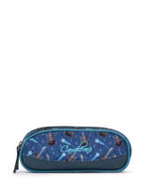 Trousse 2 Compartiments Cameleon Bleu vintage urban PBVBTROU