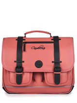Cartable 3 Compartiments Cameleon Rose vintage north PBVWCA41